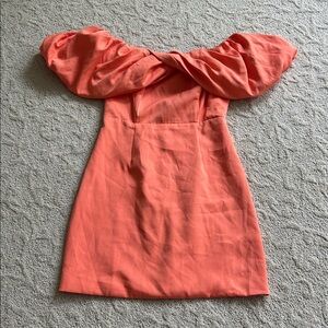 DO+BE Coral Off-Shoulder Dress